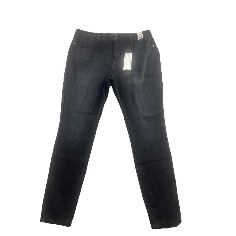 Judy Blue Jeans Womens 15/32 Black JB88218 Skinny Fit Therma Denim Pants NWT
